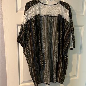 Women's Multicolor Bohemian kimono